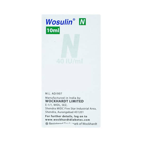 Wosulin N 40iu Vial Of 10ml Injection