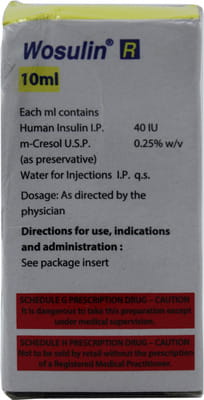 Wosulin R 40iu Vial Of 10ml Injection
