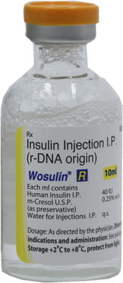 Wosulin R 40iu Vial Of 10ml Injection