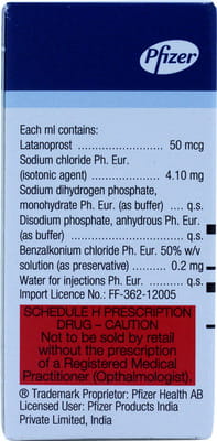 Xalatan 0.005% Bottle Of 2.5ml Eye Drops