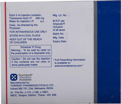 Xamic 500mg Injection 5ml