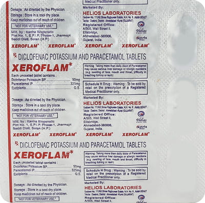 Xeroflam Strip Of 15 Tablets