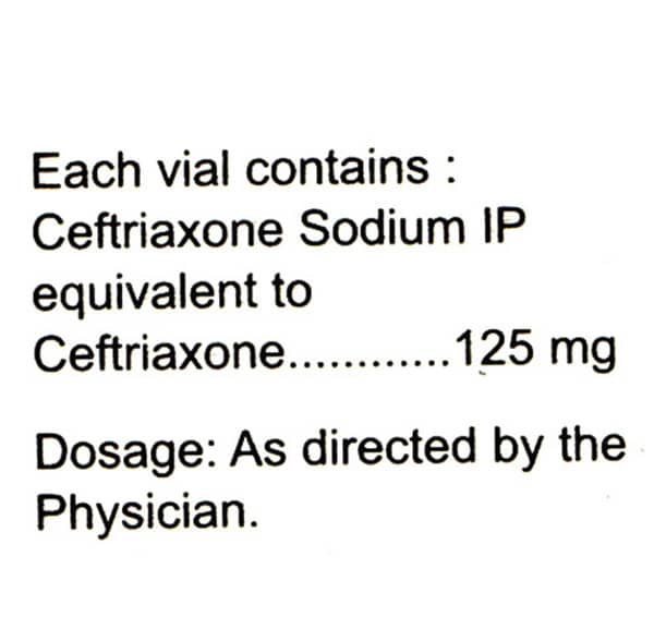 Xone 125mg Powder For Injection