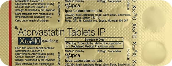 Xtor 10mg Strip Of 10 Tablets