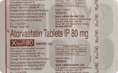 Xtor 80mg Strip Of 10 Tablets