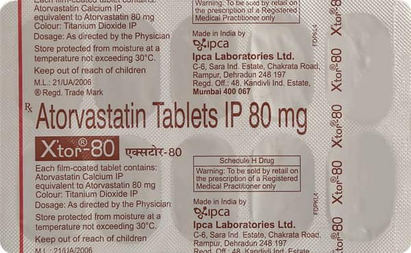 Xtor 80mg Strip Of 10 Tablets