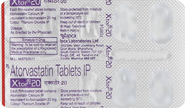 Xtor 20mg Strip Of 10 Tablets