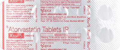 Xtor 5mg Strip Of 10 Tablets