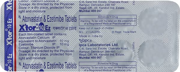 Xtor Ez 10Mg Strip Of 10 Tablets