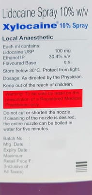Xylocaine 10% Spray