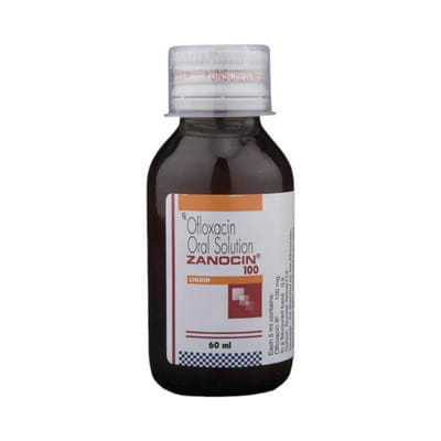 Zanocin 100mg Bottle Of 60ml Oral Liquid