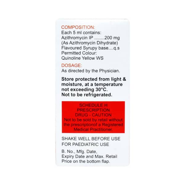 Zathrin 200mg Bottle Of 15ml Syrup