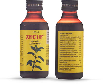 Zecuf Cough Bottle Of 100ml Syrup