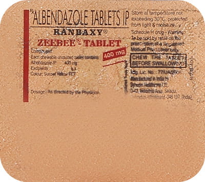 Zeebee 400mg Strip Of 1 Tablet