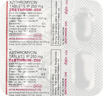 Zeethrom 250mg Tablet