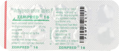 Zempred 16mg Strip Of 10 Tablets