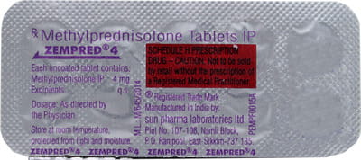 Zempred 4mg Strip Of 10 Tablets
