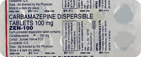 Zen 100mg Strip Of 10 Tablets