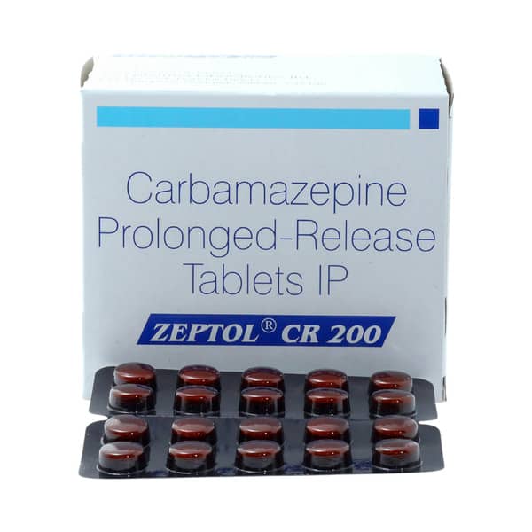 Zeptol Cr 200mg Strip Of 10 Tablets