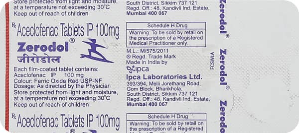 Zerodol Tablet
