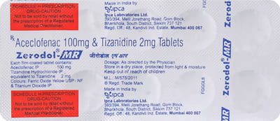 Zerodol Mr Strip Of 10 Tablets