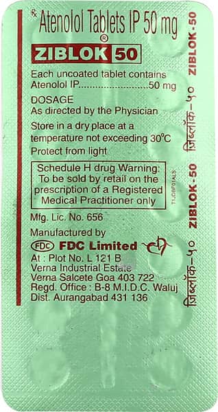 Ziblok 50Mg Strip Of 14 Tablets
