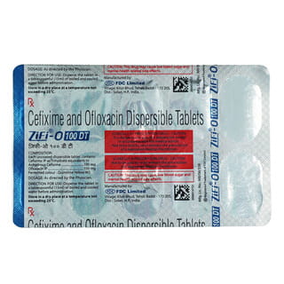Zifi O Dt 100Mg Strip Of 10 Tablets