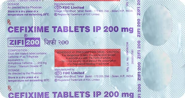 Zifi 200Mg Strip Of 10 Tablets