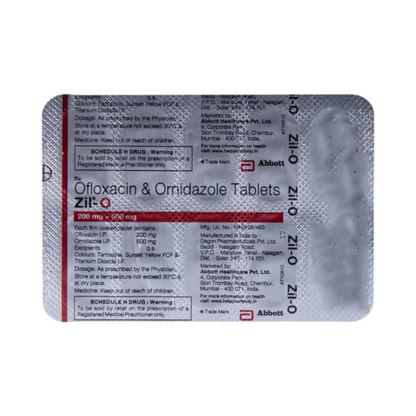 Zil O Strip Of 10 Tablets