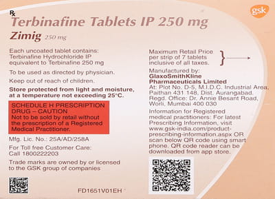 Zimig 250mg Strip Of 7 Tablets
