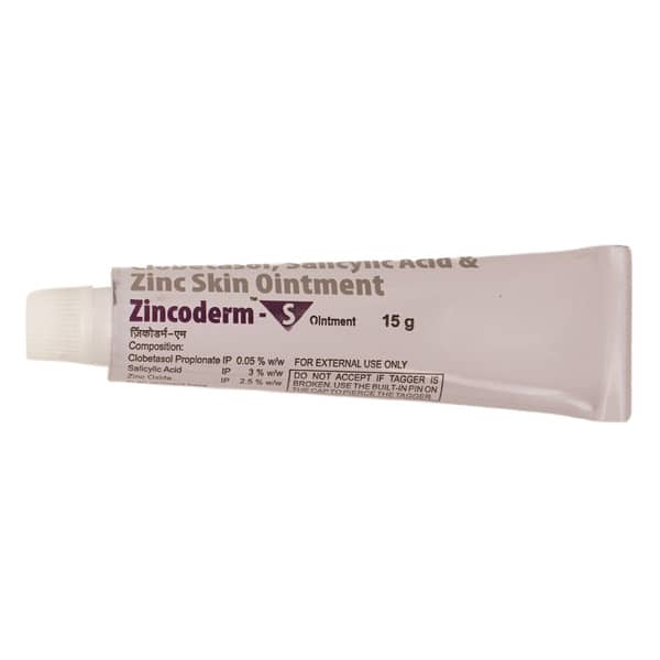 Zincoderm S Tube Of 15gm Ointment