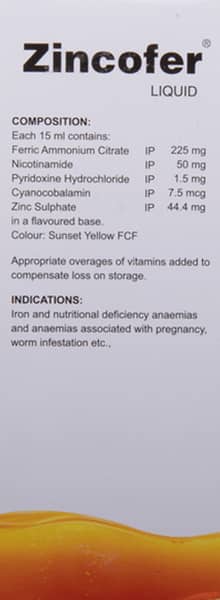 Zincofer Bottle Of 200ml Oral Liquid