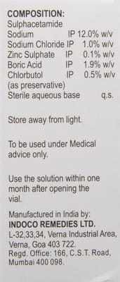 Zincoren Bottle Of 10ml Eye/Ear Drops