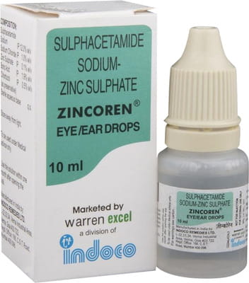 Zincoren Bottle Of 10ml Eye/Ear Drops