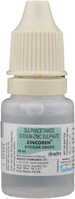 Zincoren Bottle Of 10ml Eye/Ear Drops