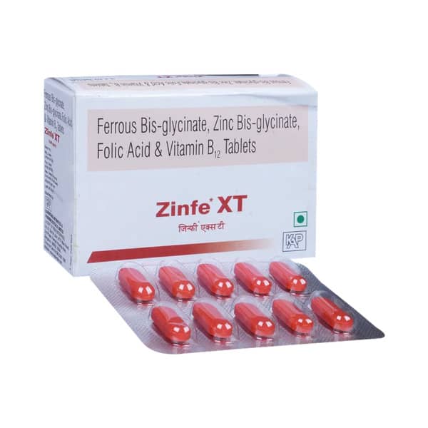 Zinfe Xt Strip Of 10 Tablets