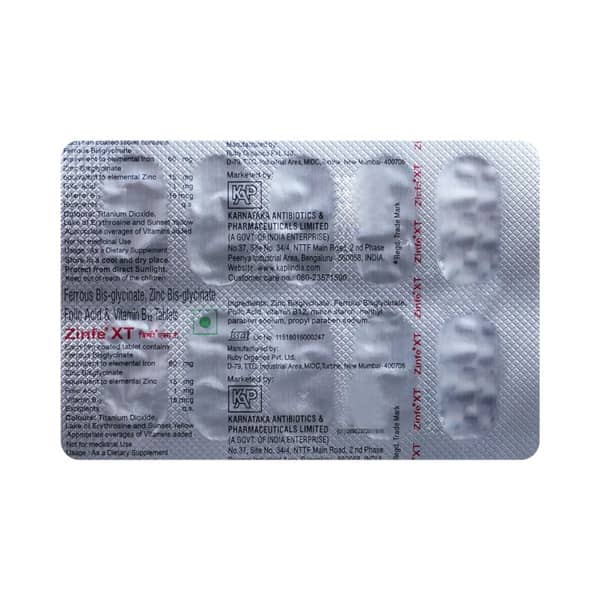 Zinfe Xt Strip Of 10 Tablets