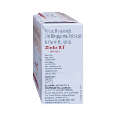 Zinfe Xt Strip Of 10 Tablets