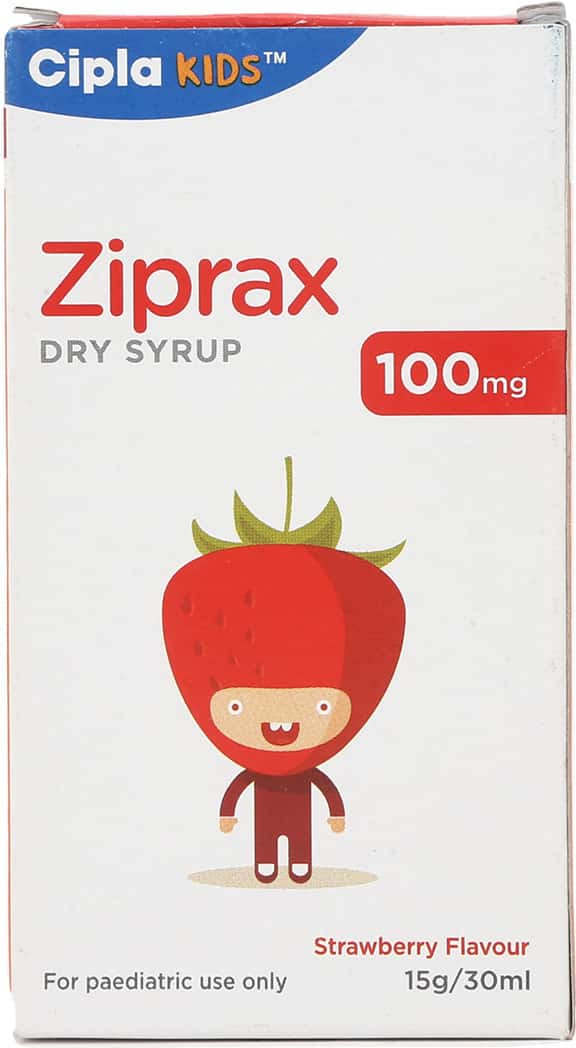 Ziprax 100 MG/5ML Dry Syrup (30): Uses, Side Effects, Price & Dosage ...
