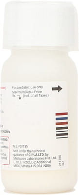 Ziprax 100mg Strawberry Flavour Bottle Of 30ml Dry Syrup