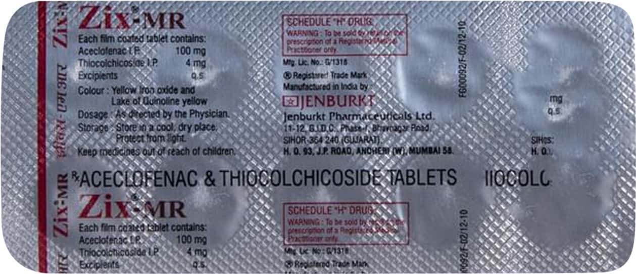 Zix-MR Tablet: Uses, Side Effects, Price, Dosage & More Info