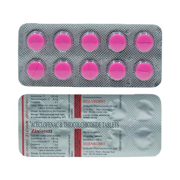 Zix Mr 8mg Strip Of 10 Tablets