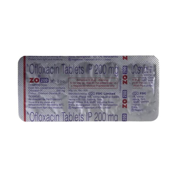 Zo 200mg Strip Of 10 Tablets