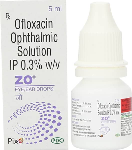 Zo 0.3% Bottle Of 5ml Eye/Ear Drops