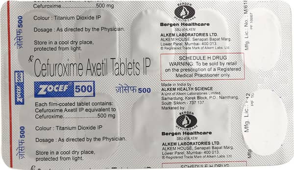 Zocef 500 Tablet