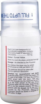 Zocef Bottle Of 30ml Dry Syrup