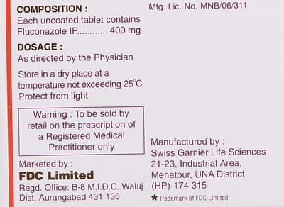 Zocon 400mg Strip Of 1 Tablet