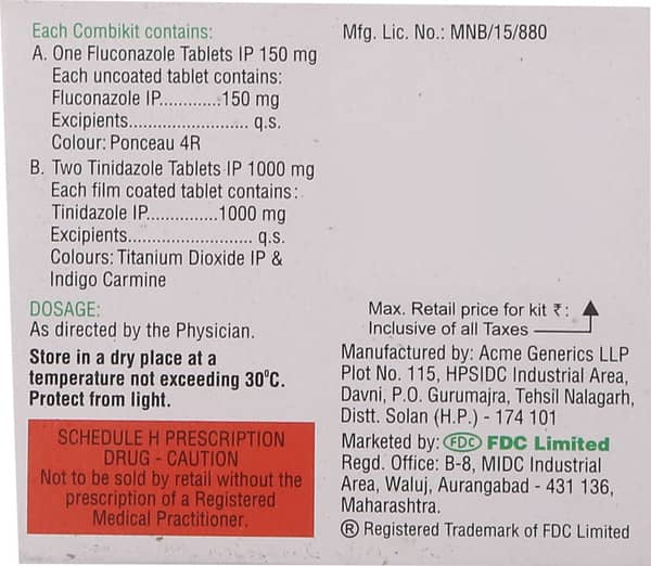 Zocon-T Tablet Combikit