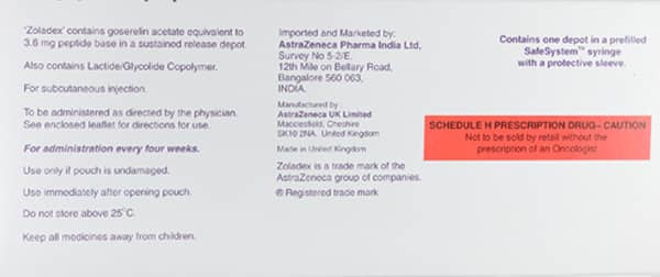 Zoladex 3.6mg Injection