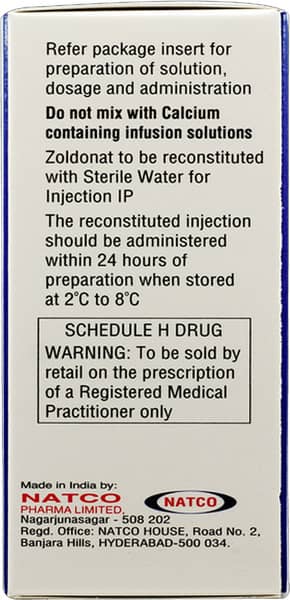 Zoldonat 4mg Powder For Injection